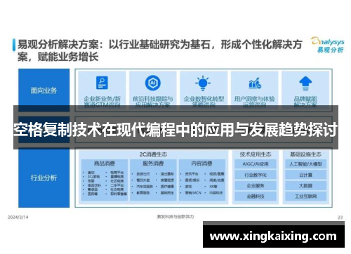 空格复制技术在现代编程中的应用与发展趋势探讨